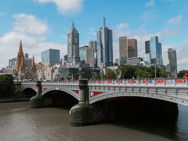 Princes Bridge, originally Prince's Bridge, is a bridge in central Melbourne, Australia that spans the Yarra River.